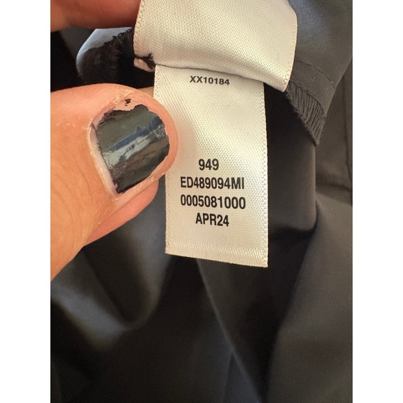 Open‎ Edit Taffeta Pleated Sleeveless Minidress Sleeveless Slit Black XXS - Picture 7 of 7